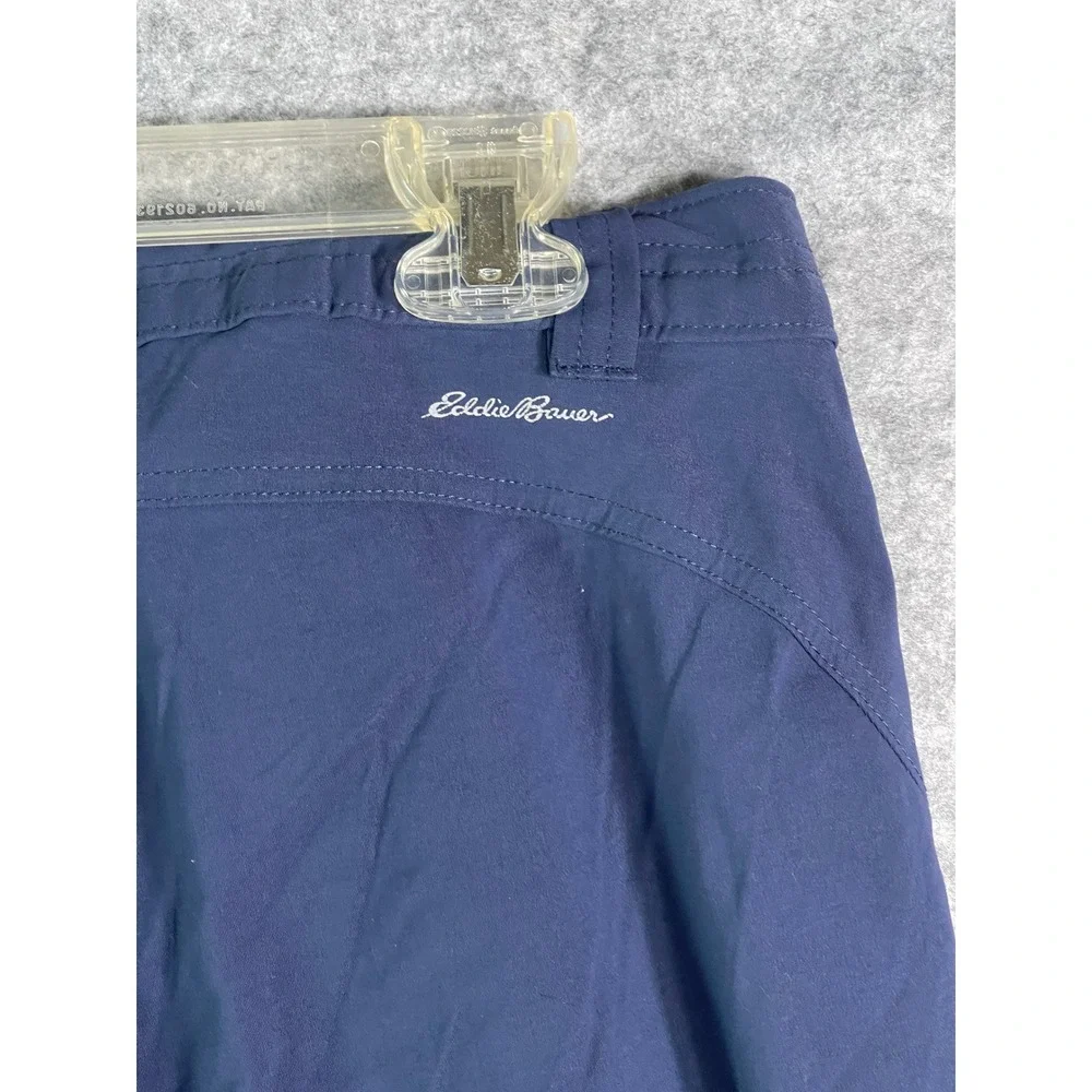 Eddie Bauer First Ascent Guide Capri Pants Navy Blue Hiking Outdoor Womens 6 - Picture 10 of 10